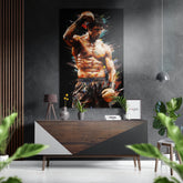 Rocky Brushed Aluminum Dibond Wall Art.